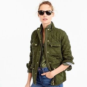 J. Crew Quilted Utility Jacket